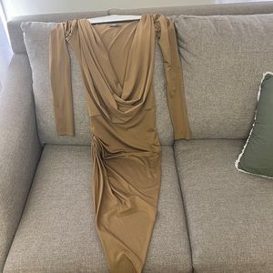 SCK brown evening dress